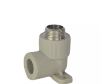 Угольник PP-R комбинированный серый НР VALFEX