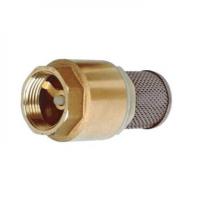 Клапан обратный латунь осевой с приемной сеткой CC1142 ВР Tecofi 