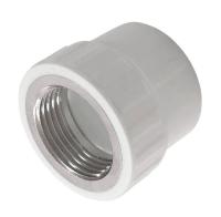 Муфта PP-R комбинированная белая ВР PRO VALFEX