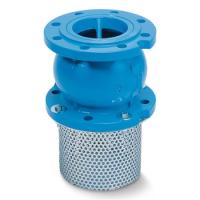 Клапан обратный чугун осевой с приемной сеткой диск чугун CC3241 фл Tecofi