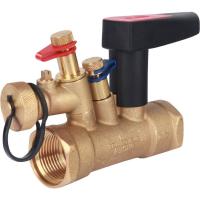 Клапан балансировочный ручной латунь FODRV Venturi ВР с измерительными ниппелями BROEN