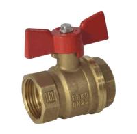 Кран шаровой латунь 11Б27фт1М ВР полнопроходной бабочка VALFEX