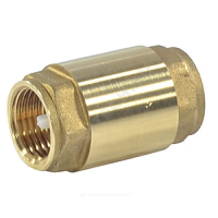 Клапан обратный латунь осевой диск металл R60 ВР Giacomini