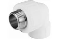 Угольник PP-R 90гр комбинированный белый НР VALFEX