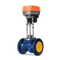 Клапан запорно-регулирующий TRV Ру16 фл односедельный с эл/приводом 3-х позиционным TSL-1600-25-1-230-IP67 Теплосила