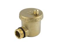Воздухоотводчик автоматический латунь 5004 Ду 15 Ру10 G1/2" НР угловой Aquasfera