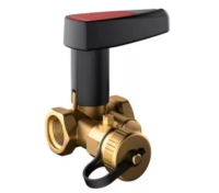 Клапан балансировочный ручной латунь Basic ВР без ниппелей BROEN