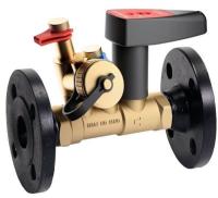 Клапан балансировочный ручной латунь FODRV Venturi фл с измерительными ниппелями BROEN