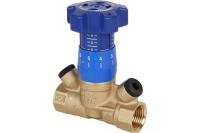 Клапан балансировочный ручной латунь 787R ВР без ниппелей Cimberio