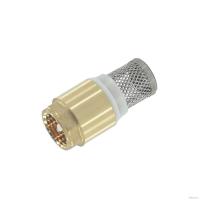 Клапан обратный латунь осевой с приемной сеткой ВР SantechSystems