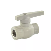 Кран шаровой PP-R серый ВР VALFEX