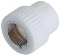 Муфта PP-R комбинированная белая ВР VALFEX