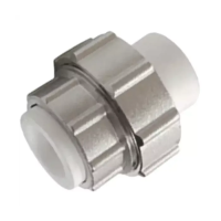 Муфта PP-R разъемная белая VALFEX