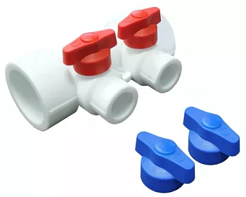 Коллектор PP-R белый Дн 40х20 VALFEX