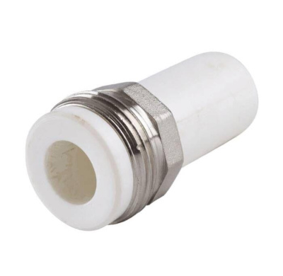 Штуцер PP-R комбинированный белый Дн 32х1 1/4" НР VALFEX