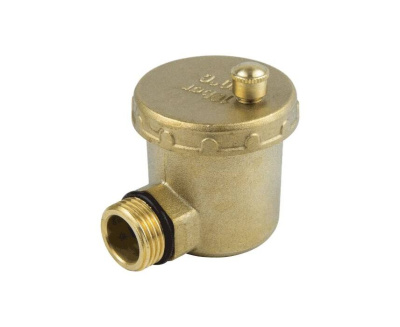 Воздухоотводчик автоматический латунь 5004 Ду 15 Ру10 G1/2" НР угловой Aquasfera
