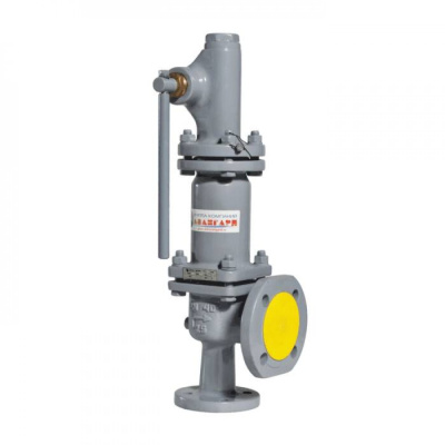 Клапан предохранительный угловой пружинный сталь 17с25нж 3742-005-22294686-2009 Арма-Пром