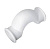 Скоба PP-R белая внутренняя пайка обводная VALFEX