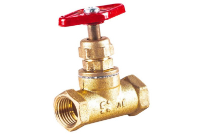 Клапан запорный прямой латунь 15б1п ВР БАЗ