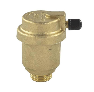 Воздухоотводчик автоматический латунь 719 Ду 15 Ру10 G1/2" НР прямой Icma