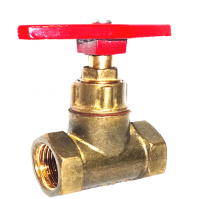 Клапан запорный прямой латунь 15б1п ВР Цветлит