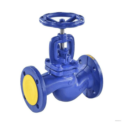 Клапан запорный чугун 215A фл сальниковое уплотнение Zetkama