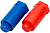 Заглушка PP-R удлиненная синяя/красная 1/2" 2 шт VALFEX