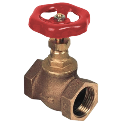 Клапан запорный прямой бронза R2148 ВР Tecofi