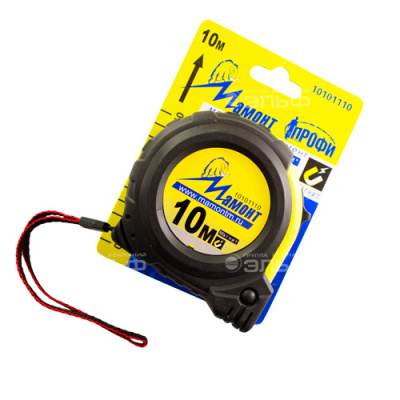 Рулетка Мамонт 10м*25мм магн.