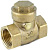 Клапан обратный латунь поворотный заслонка латунь 3003 ВР Aquasfera