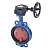 Затвор дисковый поворотный чугун межфл диск чугун манжета EPDM с редуктором VPI4448-08EP Tecofi