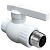 Кран шаровой PP-R белый Дн 25х3/4" Ру25 НР VALFEX