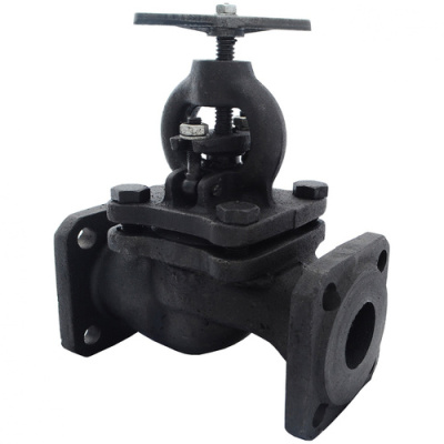 Клапан запорный чугун 15кч16п фл сальниковое уплотнение Луидор