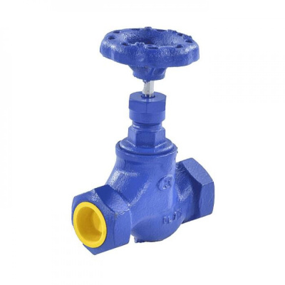 Клапан запорный чугун 201A ВР сальниковое уплотнение Zetkama