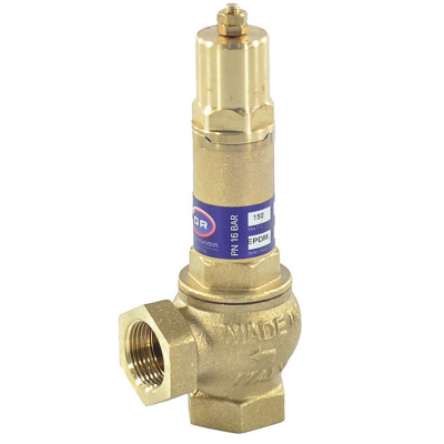 Клапан предохранительный угловой пружинный латунь 1832 ТР ТС 010/2011 OR