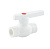 Кран шаровой PP-R белый внутренняя пайка OPTIMA VALFEX